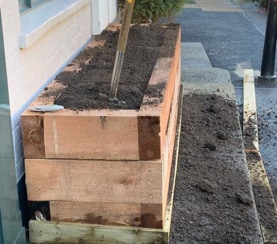 Screened topsoil just delivered